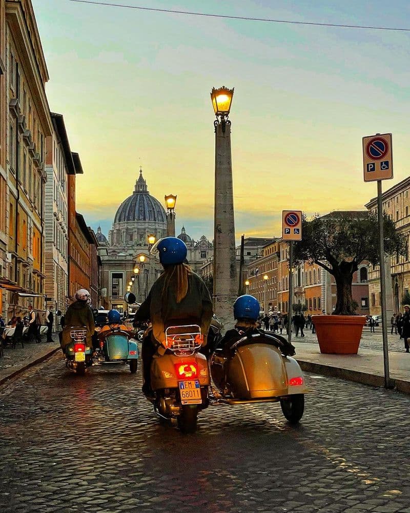 Rome by Vespa Sidecar